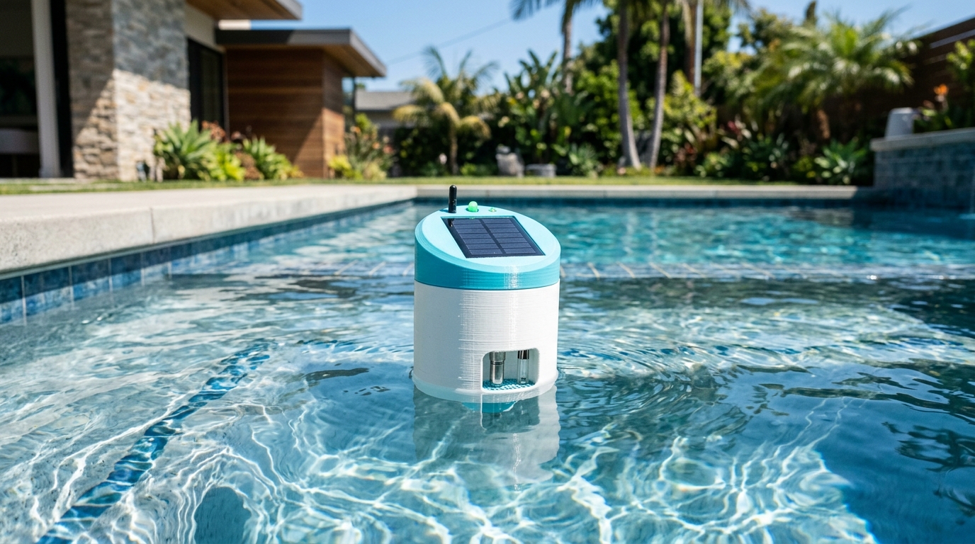 Bouée connectée pour piscine